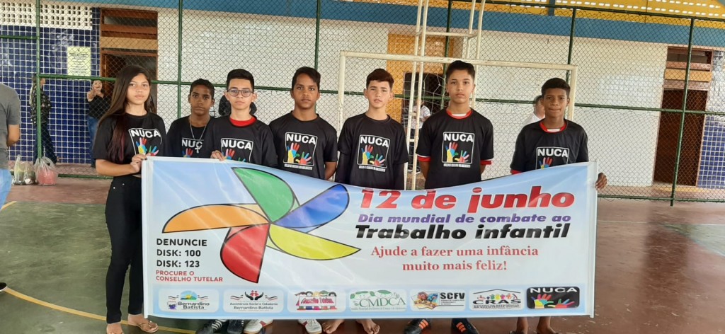 Prefeitura de Bernardino Batista realiza torneio de futsal em comemoração ao dia mundial de combate ao trabalho infantil